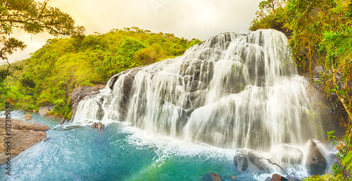 Fototapeta Naklejka Na Ścianę i Meble -  Bakers falls. Panorama