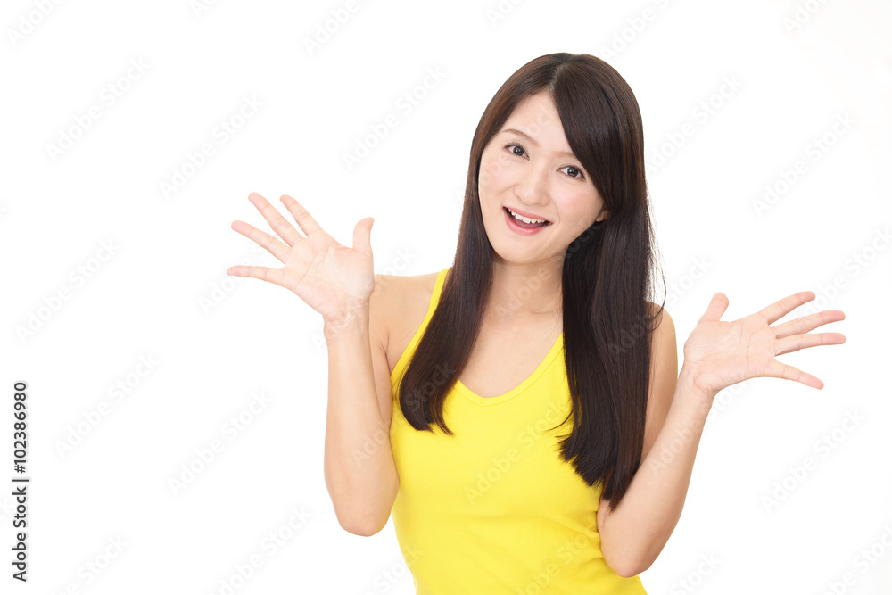 笑顔の女性 笑顔の女性
