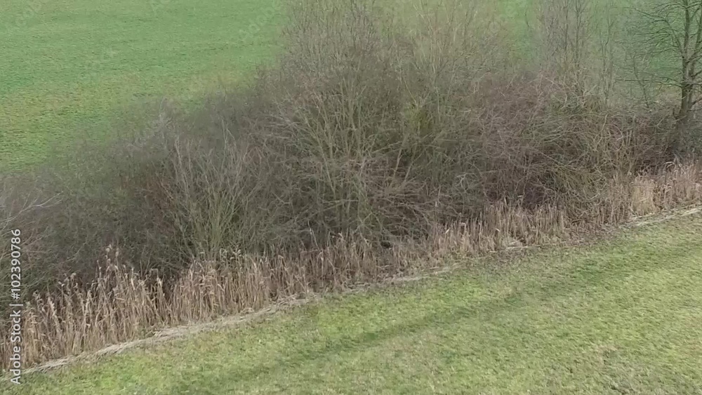 Drohnenflug mit Absturz