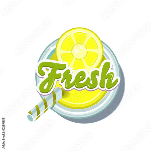 Lemon Fresh. Vector Illustration