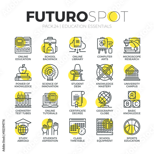 Education First Futuro Spot Icons