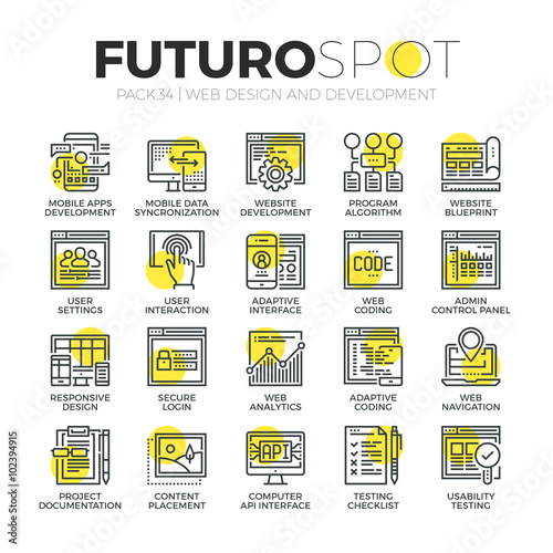 Website Customization Futuro Spot Icons