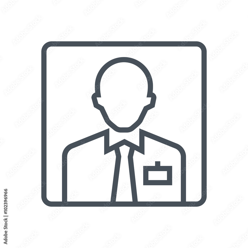 Personal worker icon