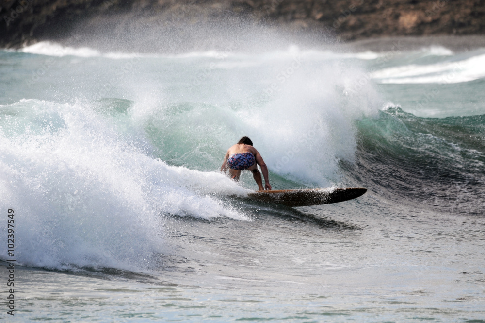 Surfer in der Welle Surfer in der Welle