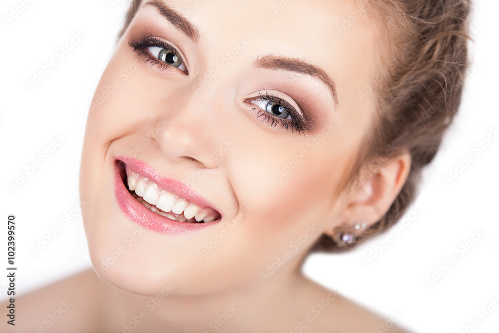 Beauty Girl. Portrait of Beautiful Young Woman. Fresh Clean Skin Beauty Girl. Portrait of Beautiful Young Woman. Fresh Clean Skin