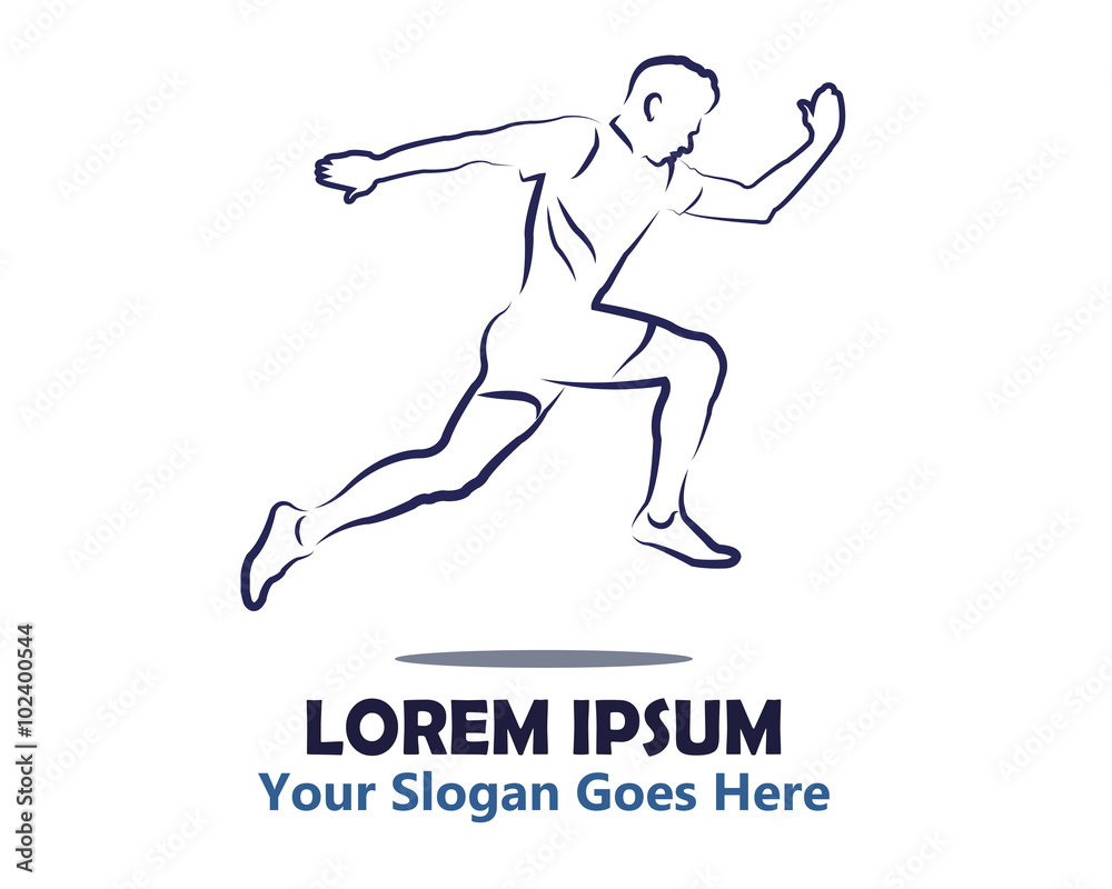 Running Man Logo Graphics Running Man Logo Graphics