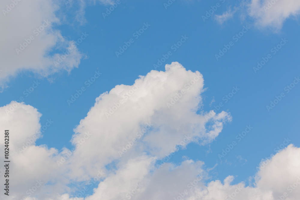 White cloudy with bright sky. White cloudy with bright sky.