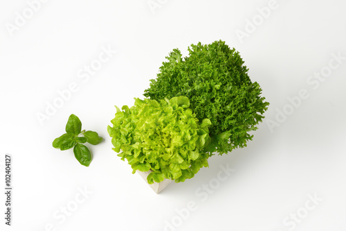 box of lettuce photo