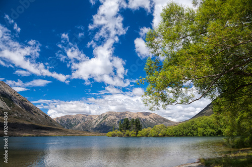 Fototapeta Naklejka Na Ścianę i Meble -  Lake Pearson in New Zealand