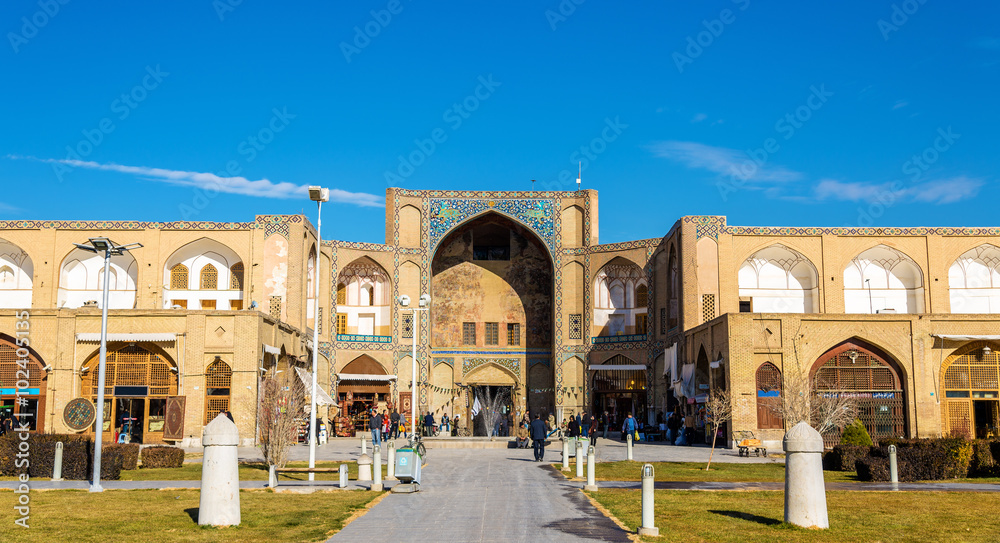 Qeysarieh Portal, entrance to Bazar-е Bozorg in Esfahan
