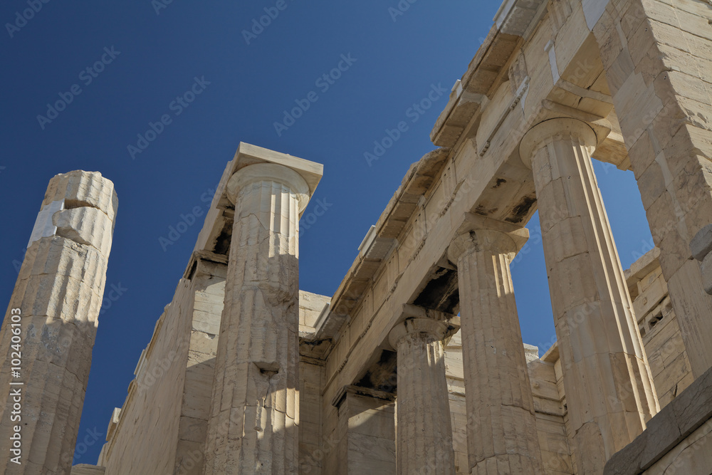Collonne del Partenone ,Atene.