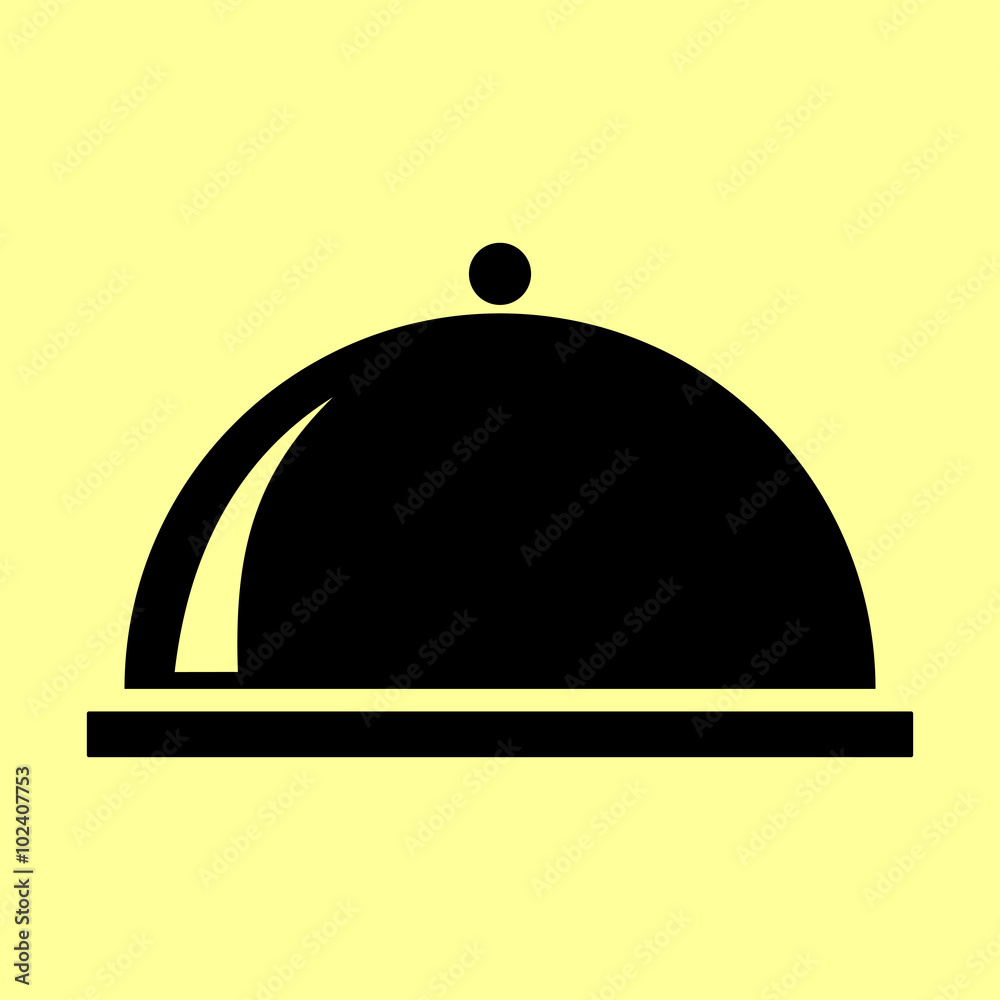 Fototapeta premium Server sign. Flat style icon