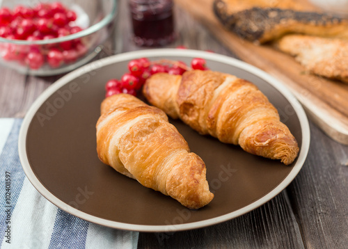 the breakfast - croissants 