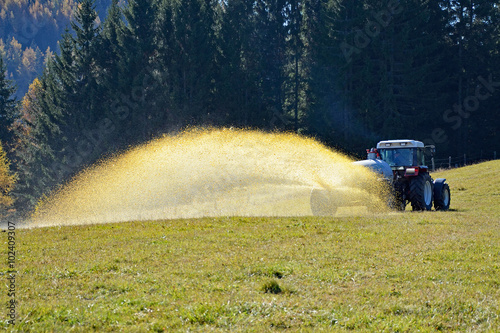 jauche ausbringen photo