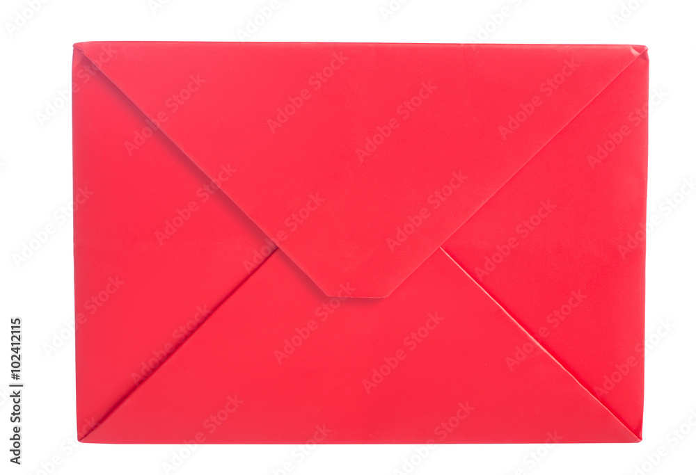 red envelope isolated on white red envelope isolated on white
