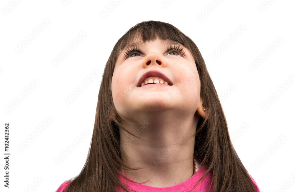 Baby girl isolated Baby girl isolated