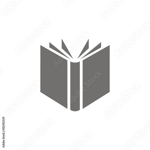 Icono de un libro abierto. Ilustración vectorial aislada