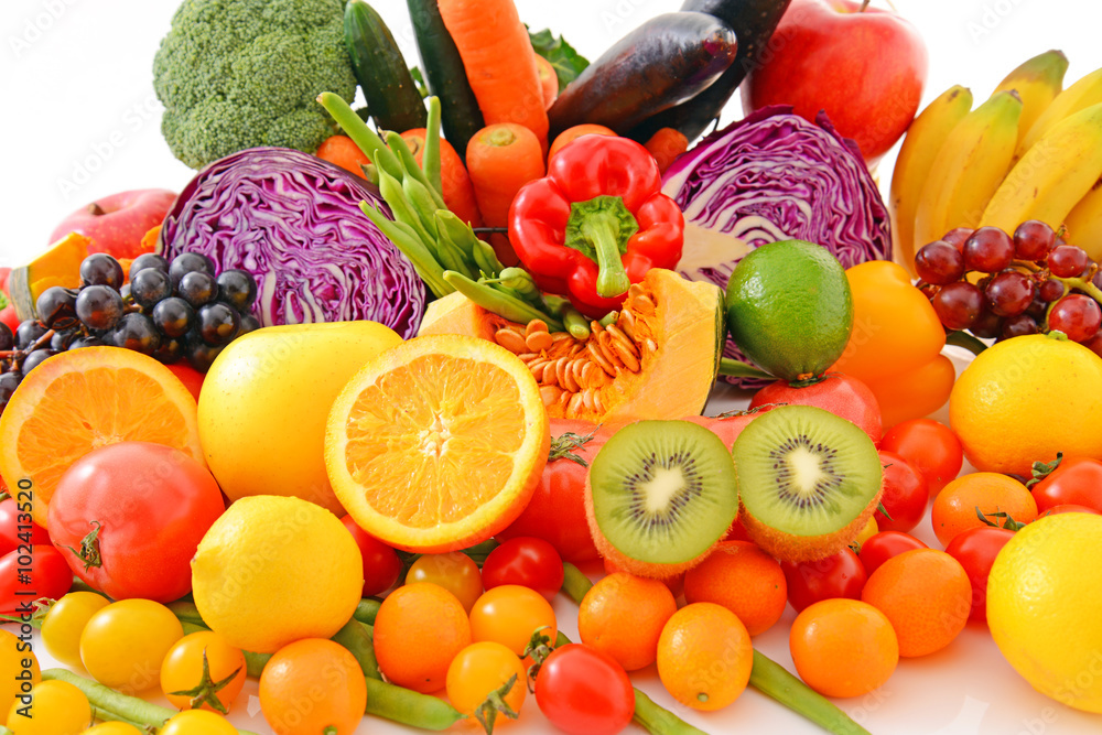 新鮮な野菜と果物