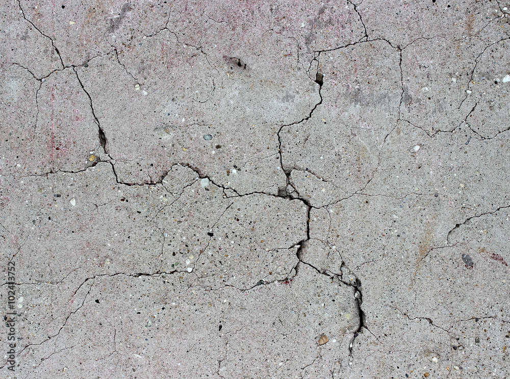 Obraz premium Concrete cracked wall background