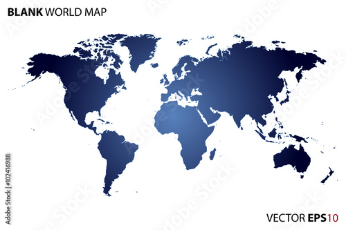 Vector Blank World Map