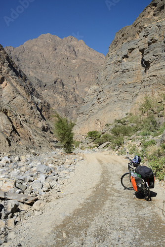 Cycling the Wadi Bani Awf, Omn photo