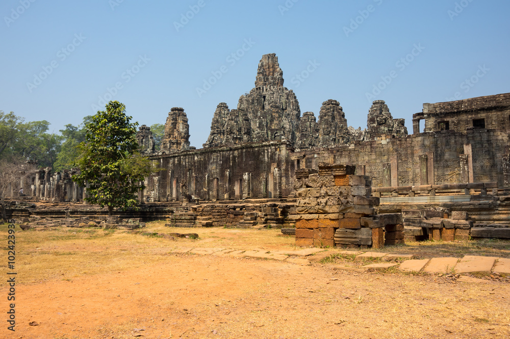 Bayon temple at Angkor Wat complex