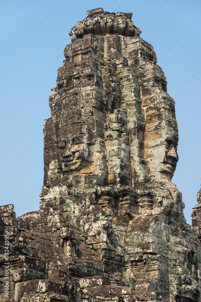 Buddha faces of Bayon temple