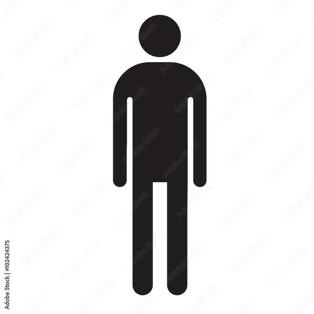Man icon Illustration design Man icon Illustration design
