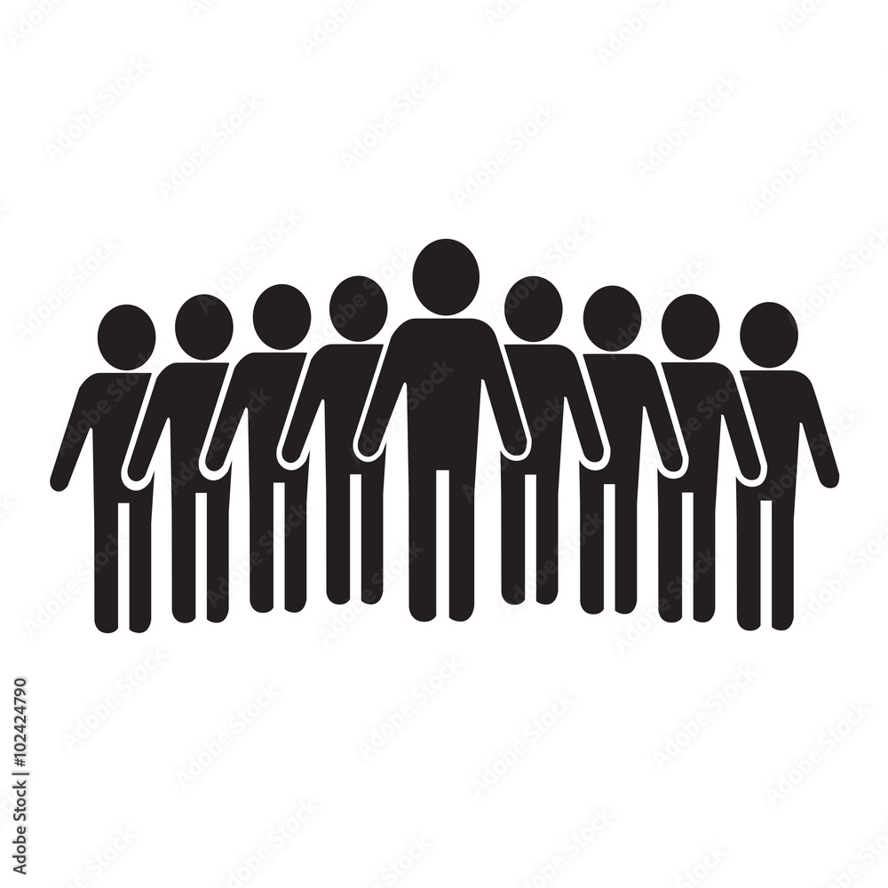 Population People Icon Illustration design Population People Icon Illustration design