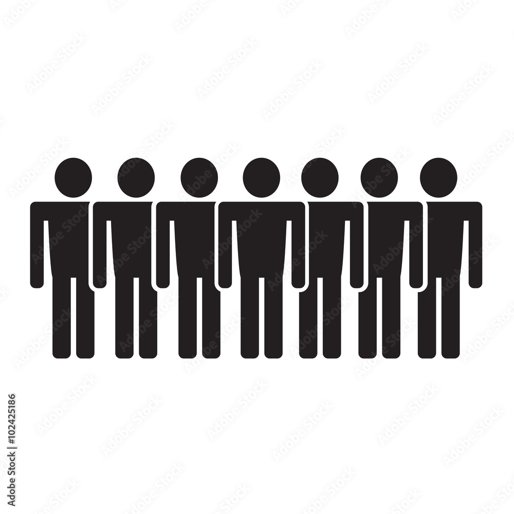Population People Icon Illustration design Population People Icon Illustration design