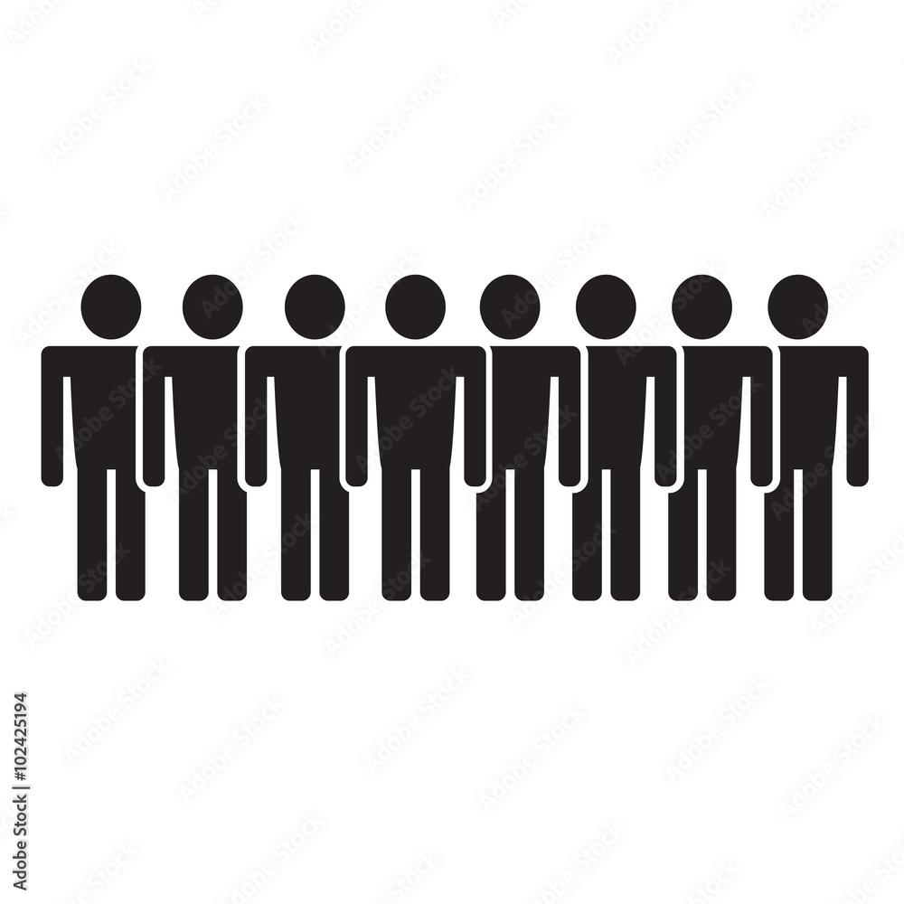 Population People Icon Illustration design Population People Icon Illustration design