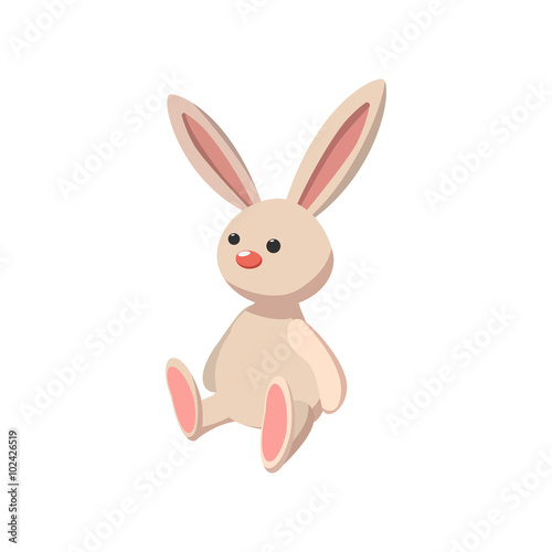Rabbit toy cartoon icon
