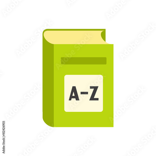 English dictionary flat icon