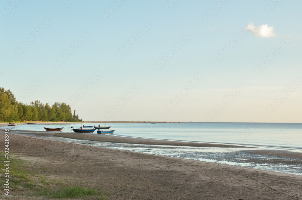 sand beach in the afternoon before sunset sand beach in the afternoon before sunset