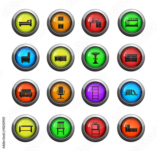 Furniture simply icons