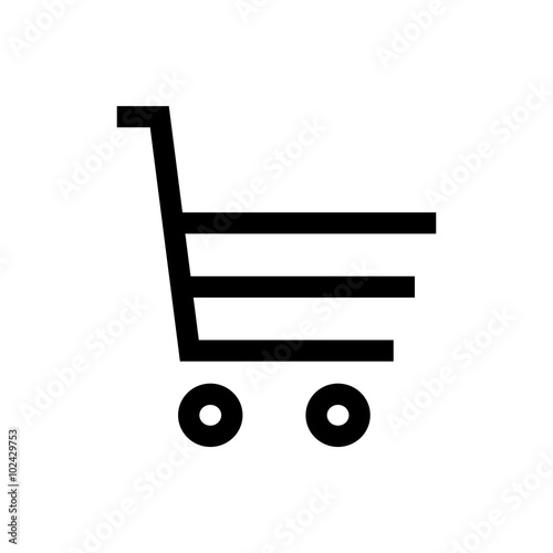 Sale, shopping cart,  line icon