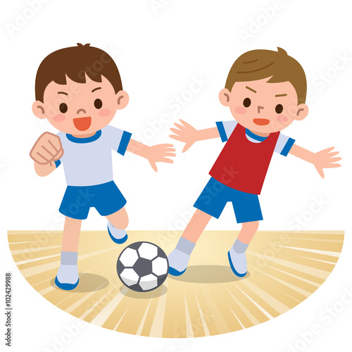 サッカー少年