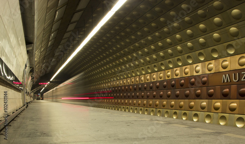 Prague metro photo