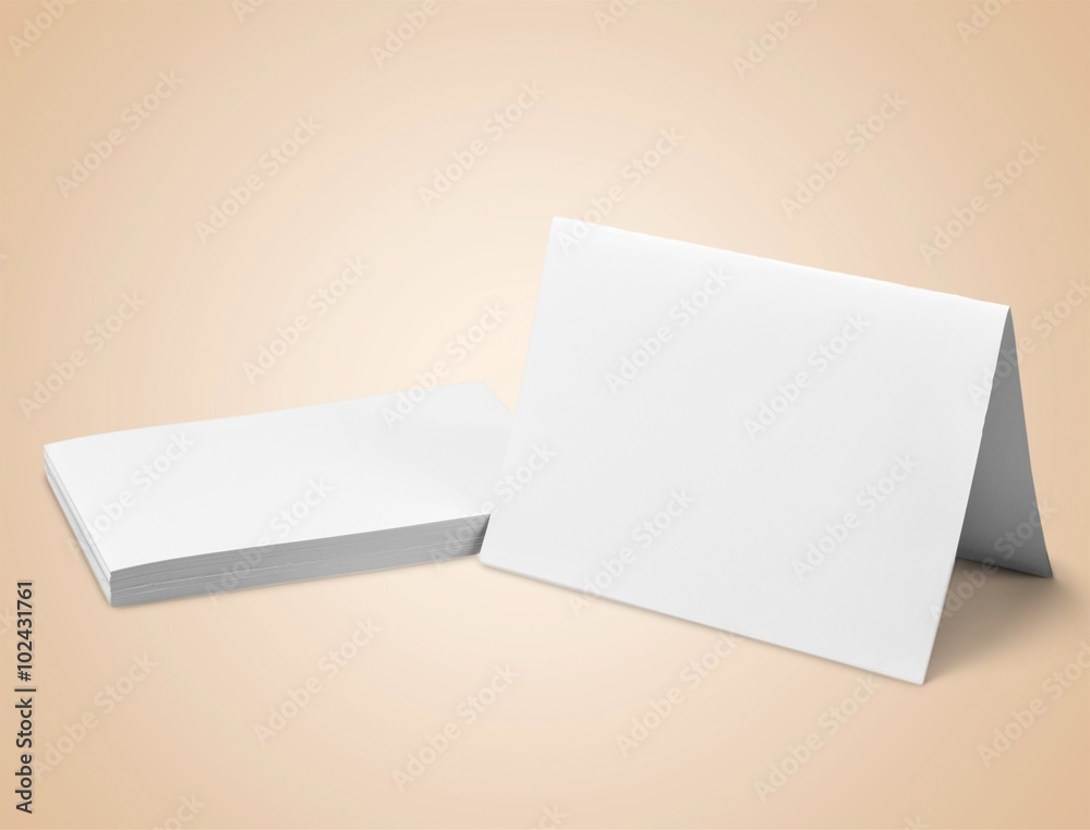 Naklejka premium Card.