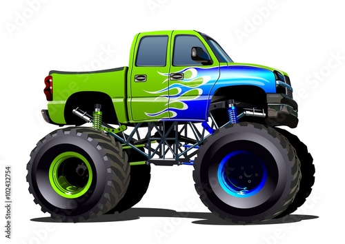 Cartoon Monster Truck