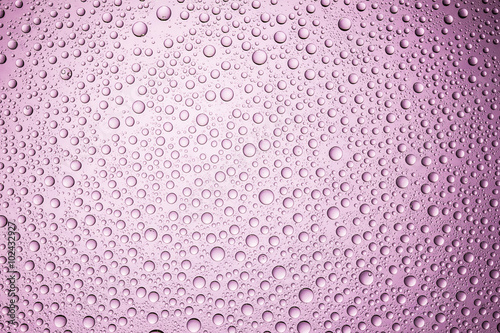 Water drops on glass surface texture.