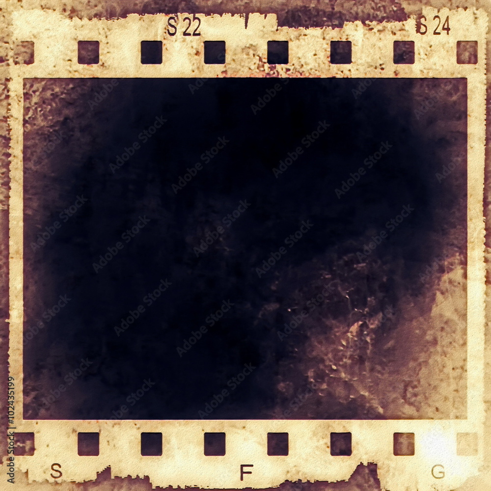 Naklejka premium grunge film strip background