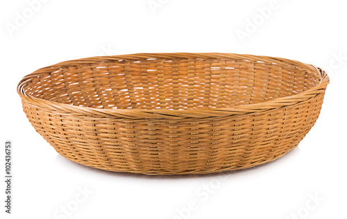Wallpaper Mural basket isolated on white background Torontodigital.ca