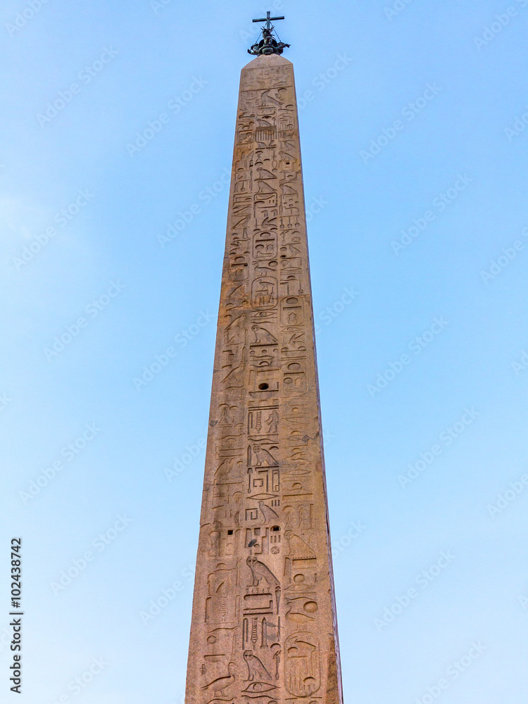 Obelisk in Rome, Italy