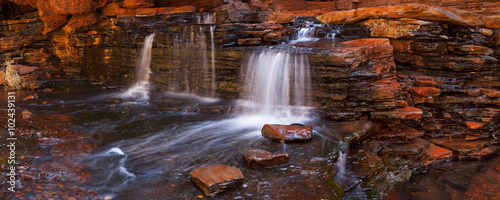 Small waterfall in the Hancock Gorge, Karijini NP, Australia