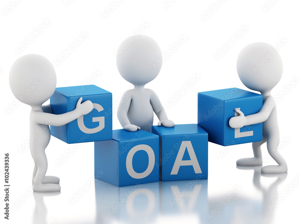 3d white business people. Team concept 3d white business people. Team concept