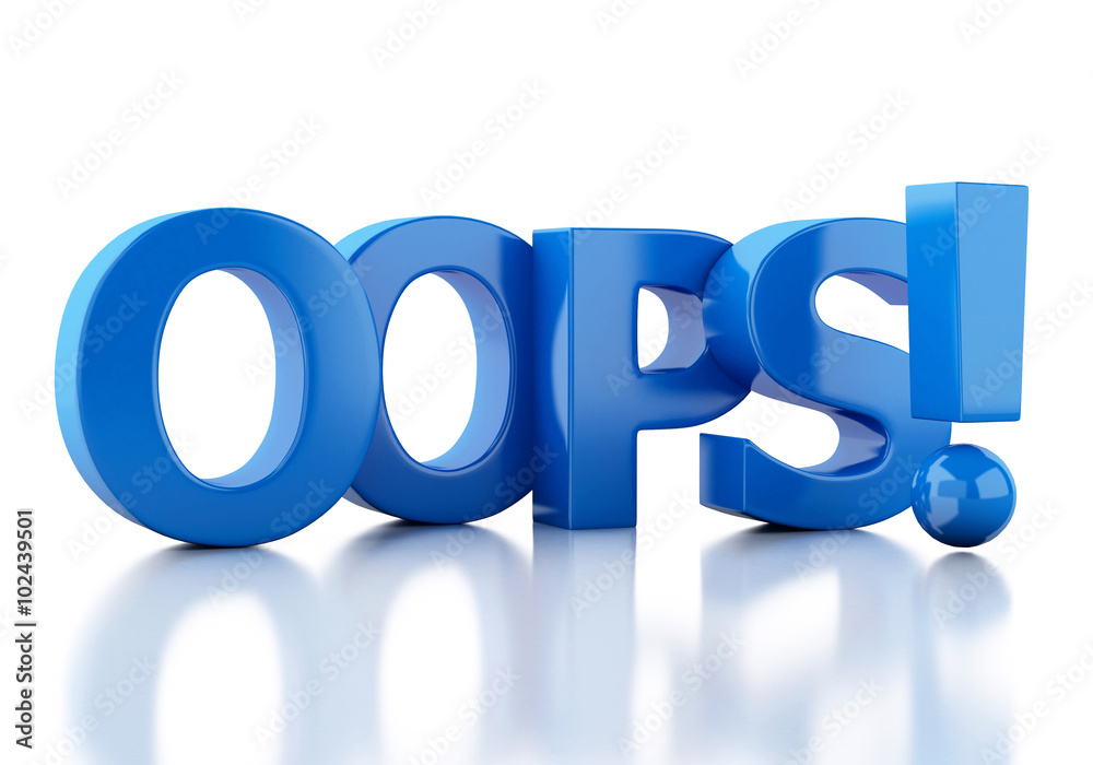 3d word oops 3d word oops