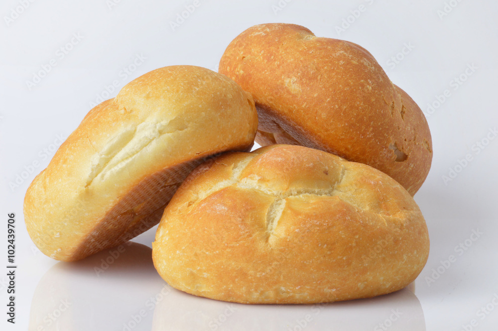 three loafs of bread