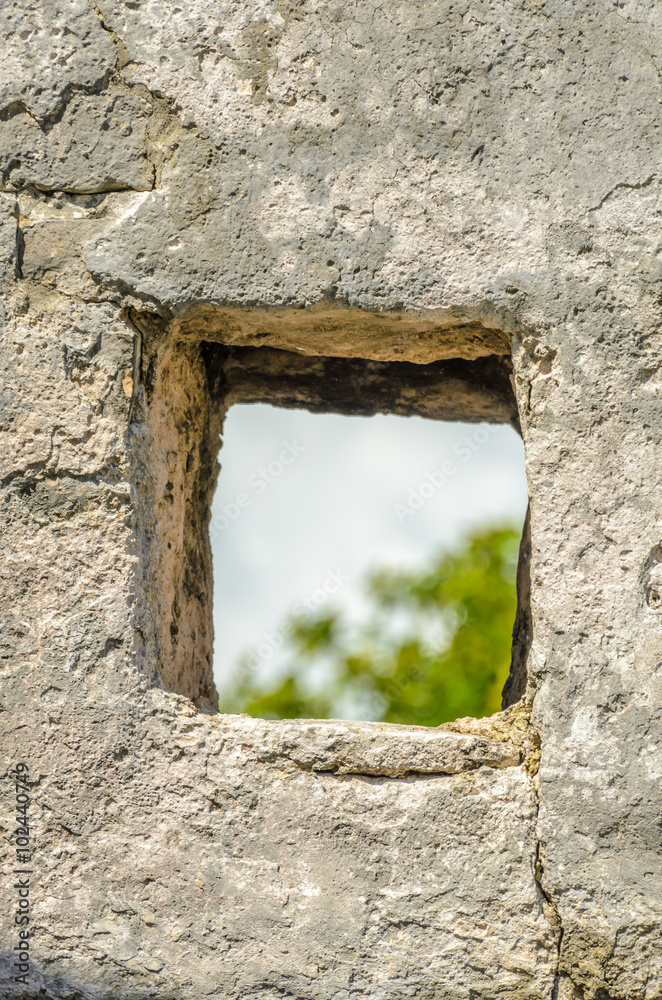 Fototapeta premium Mayan Ruins of Tulum. Tulum Archaeological Site. Mexico.