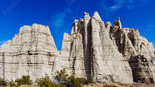 Cliffs of Plaza Blanca in New Mexico